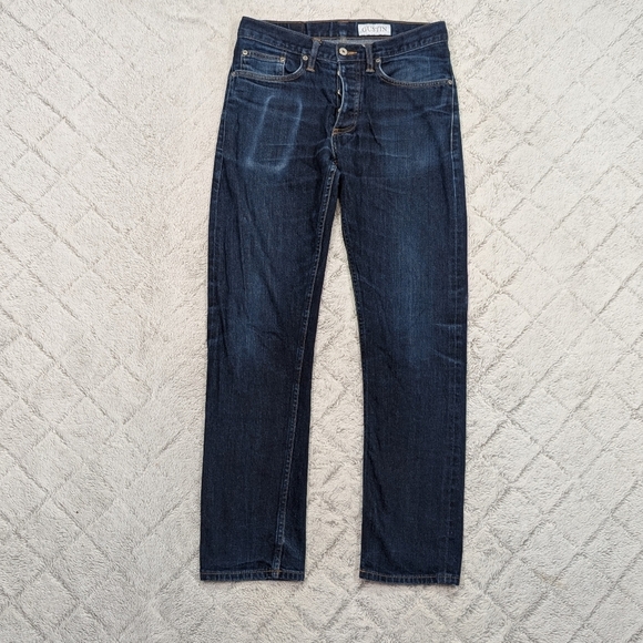 Gustin Other - Gustin Jeans Mens 32 Blue Indigo Selvedge Slim Raw Cotton California